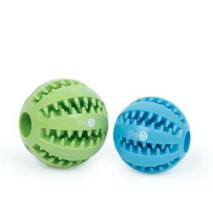 FANGANG Rubber Indestructible Treat Dispensing Chew Ball Hiding Food Puzzle Bite